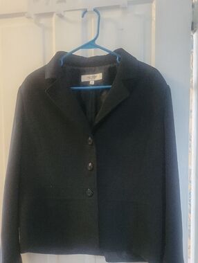 Jones New York Women's Black Tailored Button Jacket